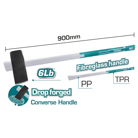 TOTAL Splitting Wedge 6LB / 2.7Kg (THT78206D)
