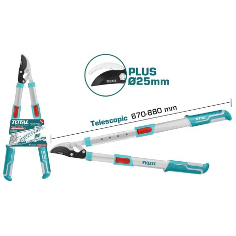 TOTAL Ψαλίδα Κλάδου Τηλεσκοπική  66-86cm (THTS1527406)