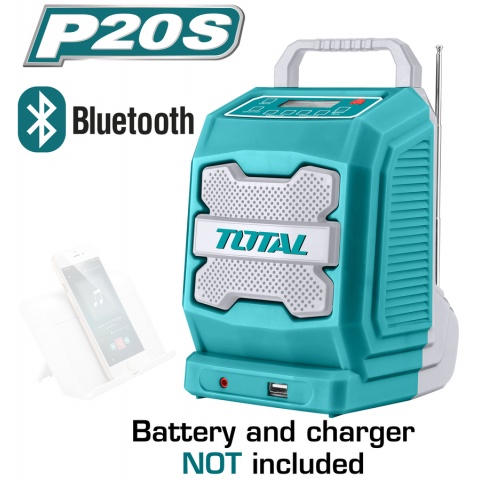 TOTAL Li - Ion Job Radio 20V (TJRLI2001)
