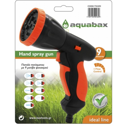 AQUABAX THUMB - CONTROL 9 PATTERN PISTOL (TS2091)