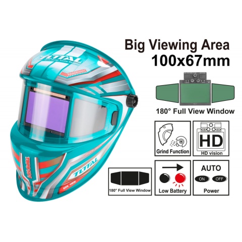 TOTAL Auto Darkening Welding Helmet (TSP9101)