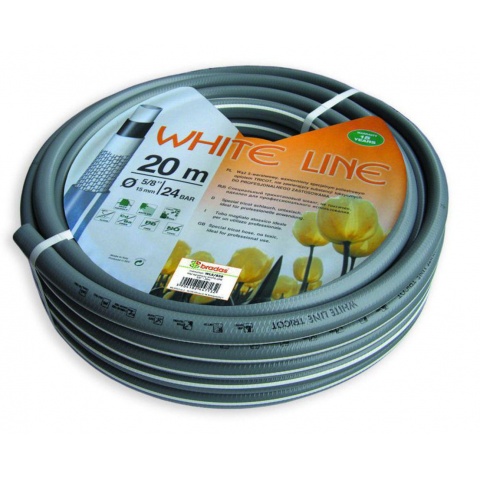 BRADAS GARDEN HOSE WHITE LINE 3/4" - 20m