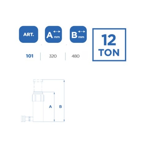 OMCN 101 Πρέσα 12ton Φανοποιών Πλήρης