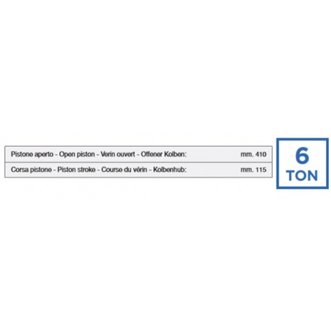 OMCN 106/A Έμβολο Τραβήγματος 6ton με Εξαρτήματα