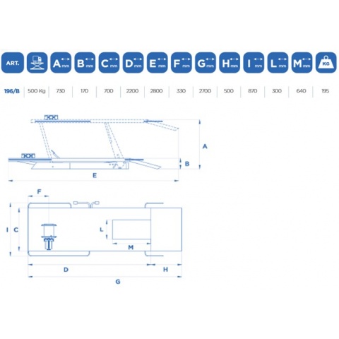 OMCN Motor-Bike Lift 196/B