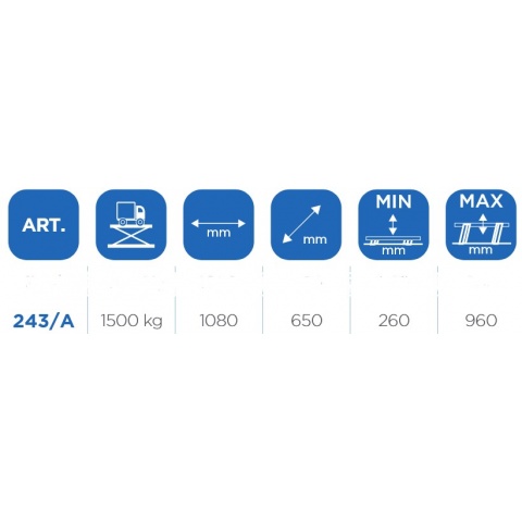 OMCN 243/A Σασμανόγρυλος με Δυνατότητα Ανύψωσης έως 1.5ton