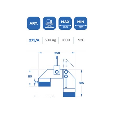 OMCN 275/A Adjustable Cross-Member 0.5ton