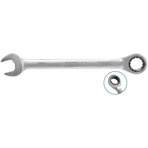 TOTAL Rachet Spanners CR-V 12mm (TCSPAR121)