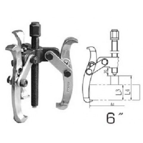 TOTAL Three Jaws Puller 6" (THTGP366)