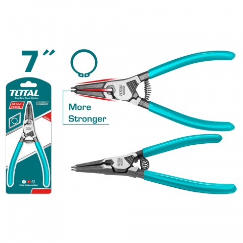 TOTAL Circlip Pliers 7" / 180mm (THTJ21081)