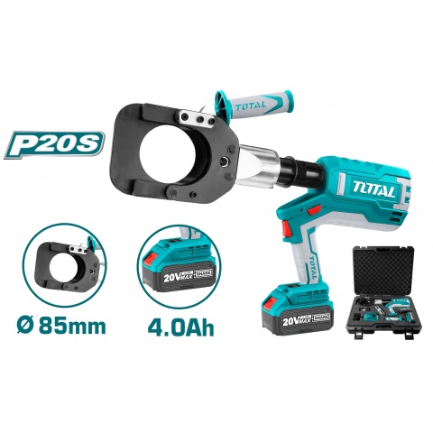 TOTAL Lithium-Ion hydraulic cable cutter 20V / 4Ah (TRCLI2002)