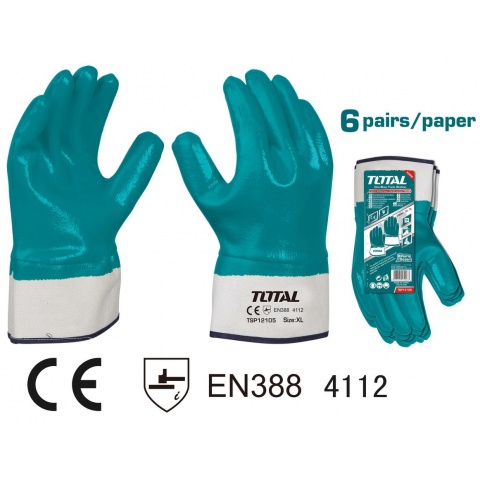 TOTAL Γάντια Νιτριλίου Ν°10 XL (TSP12105)