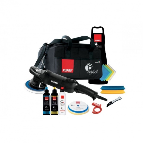 RUPES Random Orbital Polisher – Bigfoot 500 Watt 2000 - 4200 rpm - 150mm - 21mm (LHR21ES LUX KIT)