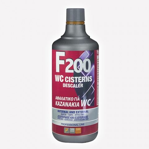 F200 WC CISTERNS DESCALER Αφαλατικό για καζανάκια (WC) 750ml