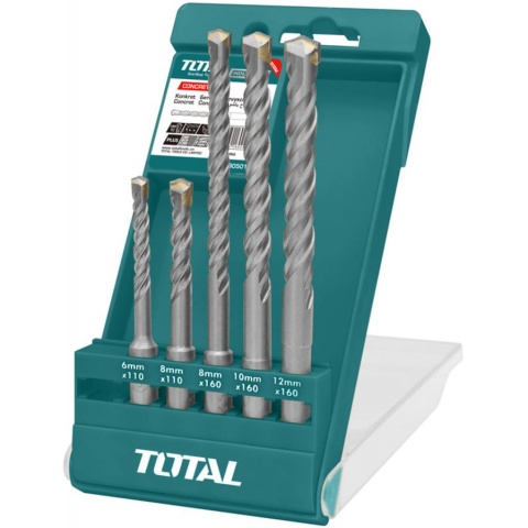 TOTAL Sds - Plus Hammer Drills Bit SET (TAC190501)