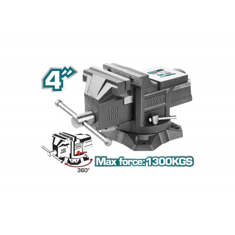 TOTAL Bench Vice 4" - 100mm (THT6146)