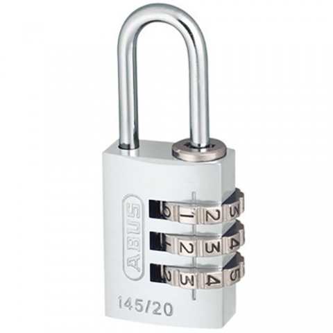 ABUS Λουκέτο Αποσκευών 145/20B 22 x 82mm Ασημί