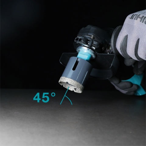 BIHUI Ποτηροτρύπανο Διαμαντέ Ξηρής Κοπής 45mm για Πλακάκι (DBDF45)