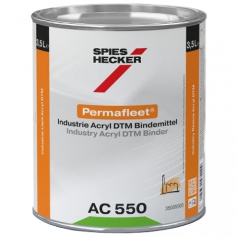 SPIES HECKER AC550 Permafleet Industry Acryl DTM Binder 3.5 lt (SHAC550-3.5)