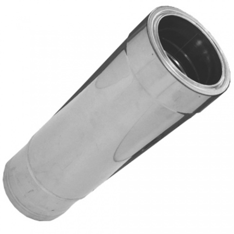 SPIRODUCT Stainless Steel Insulated Telescopic Flue Pipe 51 to 90cm - 0.5mm