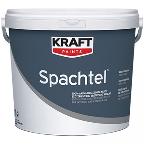 KRAFT SPACHTEL 100% Acrylic Water-Based Putty (WHITE) 400gr