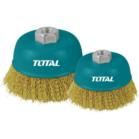 TOTAL Wire Cup Brushes 100mm (TAC31041)