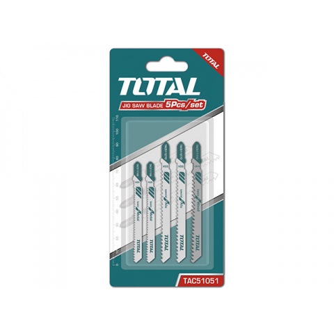 TOTAL Jig Saw Blade Set (TAC51051)