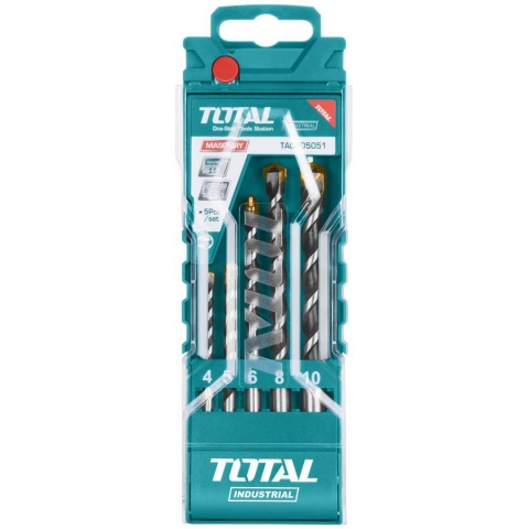 TOTAL Masonry Drill Bits Set 5PCS (TACSD5051)