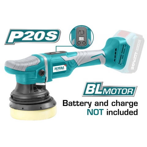 TOTAL Lithium-Ion Angle Polisher 20V (TAPLI2002)