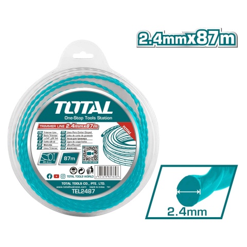 TOTAL Μεσινέζα Ελικοειδής 2.4mm - 87m (TEL2487)