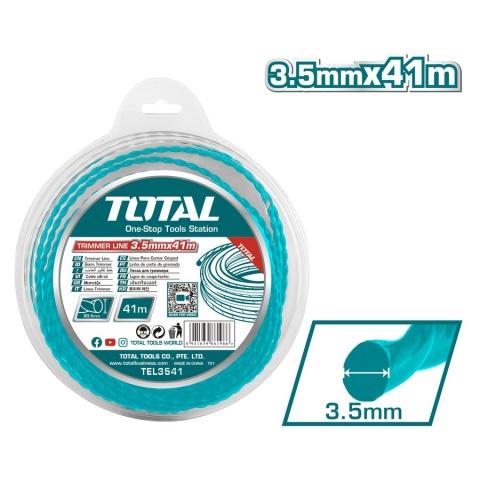 TOTAL Μεσινέζα Ελικοειδής 3.5mm - 41m (TEL3541)