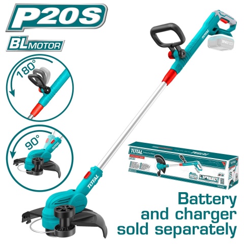 TOTAL Θαμνοκοπτικό Μπαταρίας Li-Ion 20v (TGTLI20328)