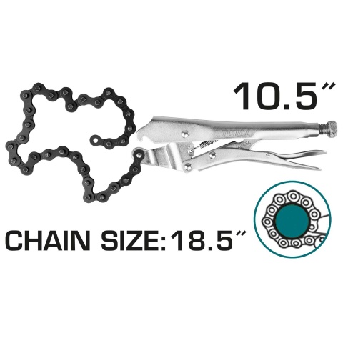 TOTAL Chain Clamp Locking Plier 10.5" (THT1941003)