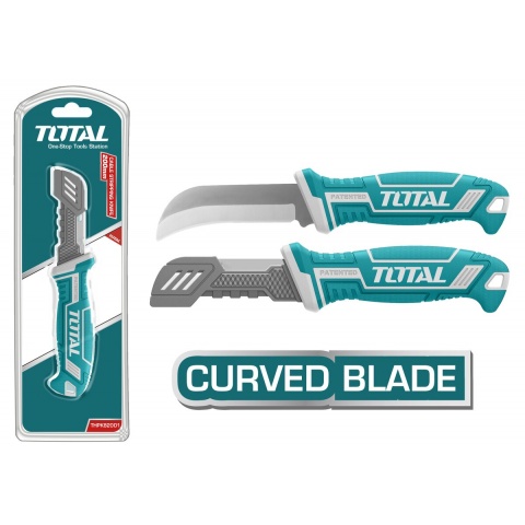 TOTAL Cable Stripping Knife Curved (THT51882)