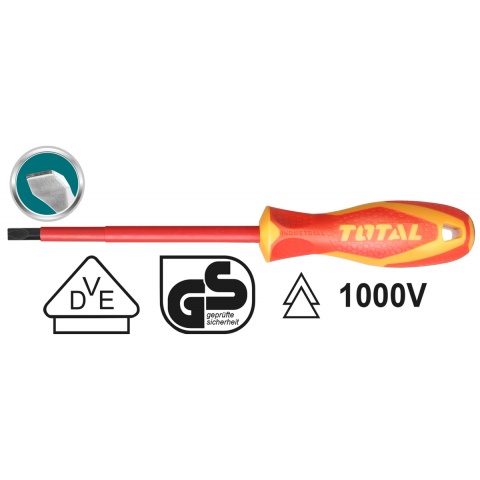 TOTAL Insulated Srewdriver 1000V 3 x 75 (THTIS3075)