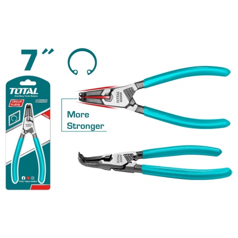 TOTAL Circlip Pliers 7" / 180mm (THTJ21804)