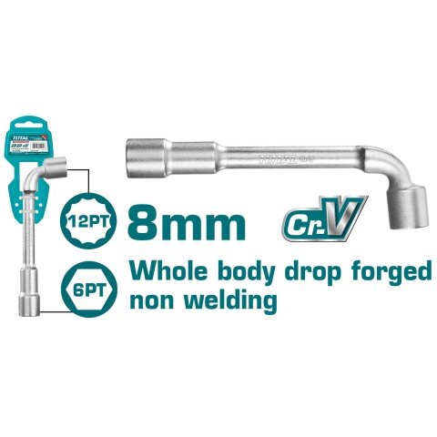 TOTAL L-Angled Socket Wrench 8mm (THWL0806)