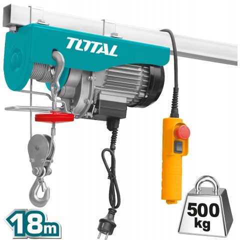 TOTAL Ηλεκτρικό Παλάγκο 250 / 500Kg - 18m (TLH1952)