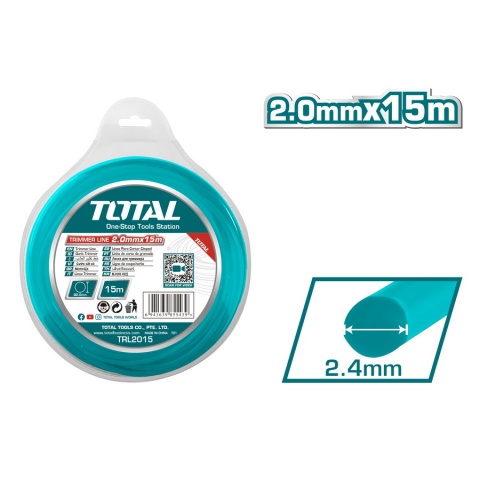 TOTAL Μεσινέζα Στρογγυλή 2mm - 15m (TRL2015)