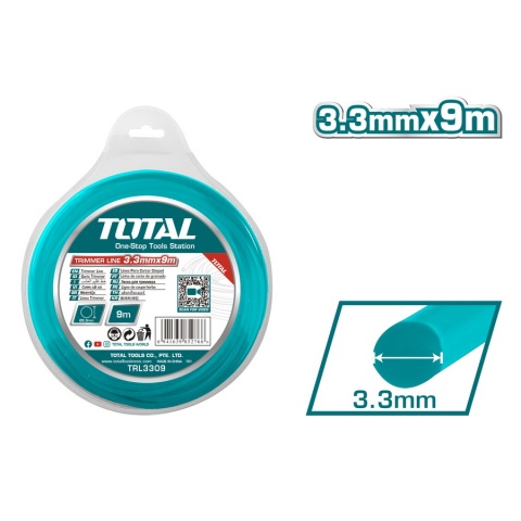 TOTAL Μεσινέζα Στρογγυλή 3.3mm - 9m (TRL3309)