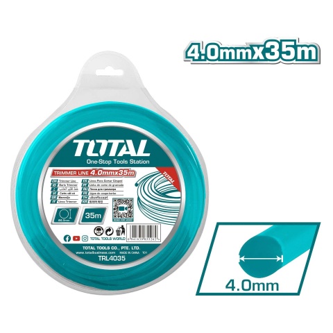 TOTAL Μεσινέζα Στρογγυλή 4mm - 35m (TRL4035)