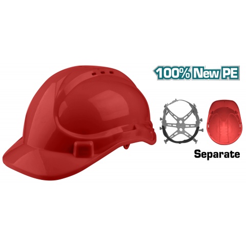 TOTAL safety Helmet Red (TSP2611)