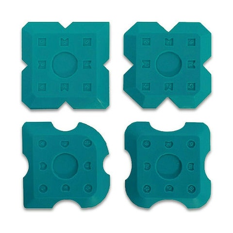 Bihui SET of 4 Silicone Finishing Trowels (STAK4)