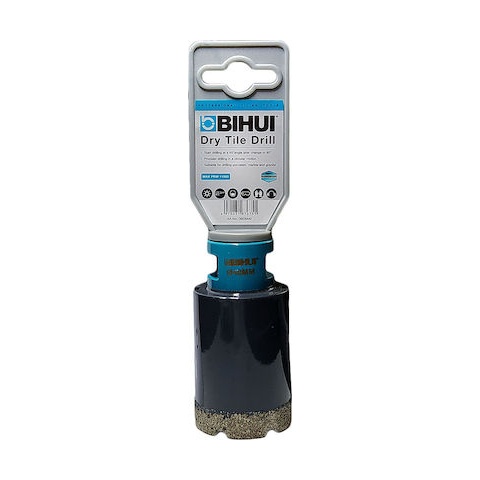 BIHUI 40mm Dry Cutting Diamond Glass Drill Bit for Tile (DBDF40)