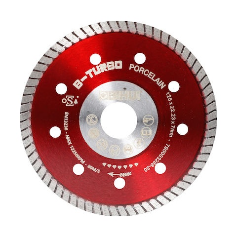 BIHUI Diamond Cutting Disc for Hard Construction Materials 115mm - 22.23mm 13300rpm (DCDT115)