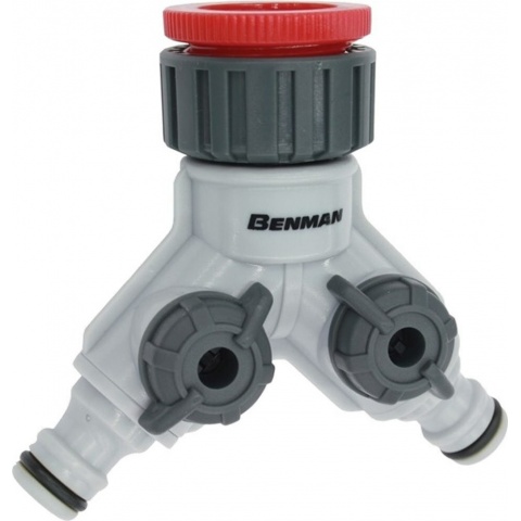 BENMAN Tap Adapter with Valves 19mm (77200)