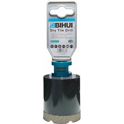 BIHUI 50mm Dry Cut Diamond Cup Drill Bit for Tile (DBDF50)