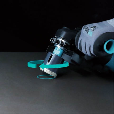 BIHUI Ποτηροτρύπανο Διαμαντέ Ξηρής Κοπής 10mm για Πλακάκι (DBDF10)