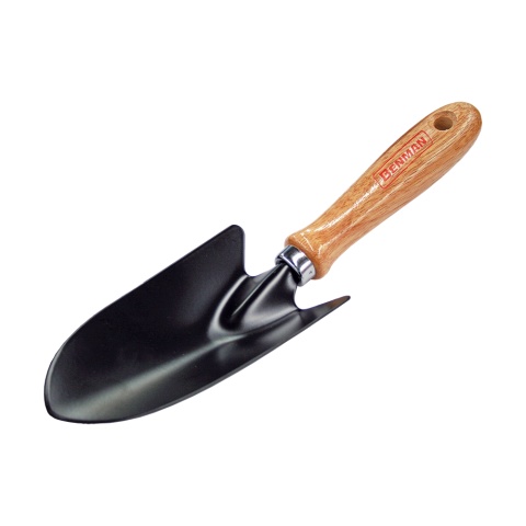 BENMAN Wide Hand Trowel with Wooden Handle (77044)