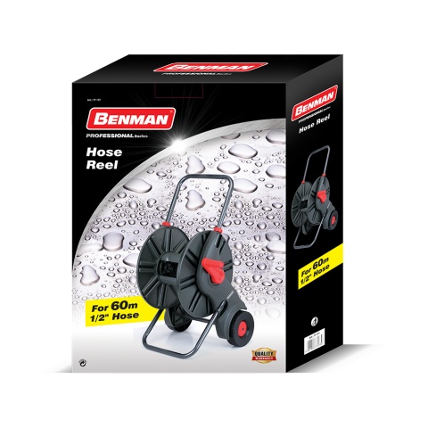 BENMAN Τροχήλατη Ανέμη Ποτίσματος για Λάστιχο έως 60m (77177)